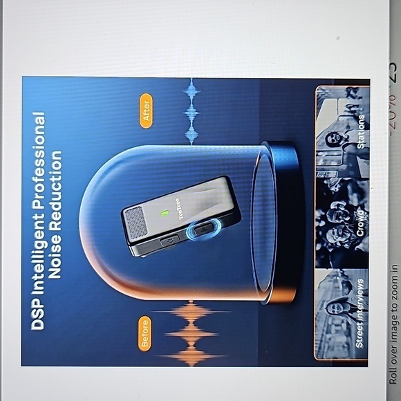 NEW/Boxed Wireless Lavalier Microphone 2 pack - Picture 2 of 8